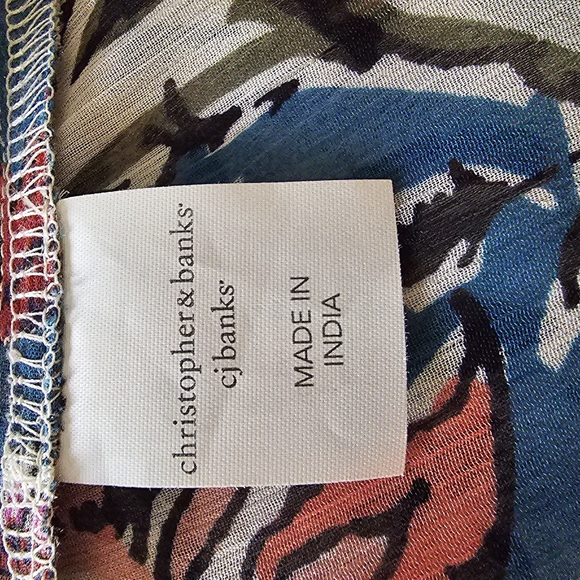 Christopher & Banks Floral Kimono OS - Picture 5 of 6